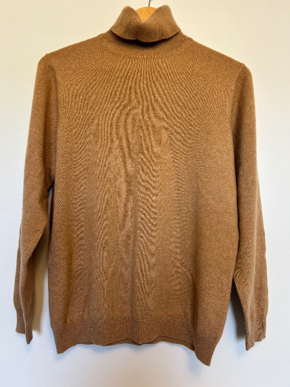 MOUNT CASHMERE 100% Pure Mongolian Cashmere Turtleneck Sweater M Luxury Womens
